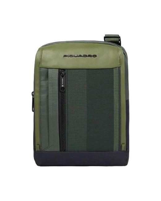 Piquadro Green Messenger Bags for men