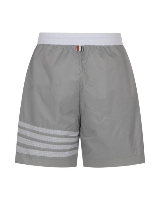 Thom Browne Gray Casual Shorts for men