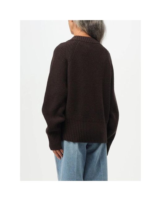 Michael Kors Kameelwol Gebreide Trui in het Black