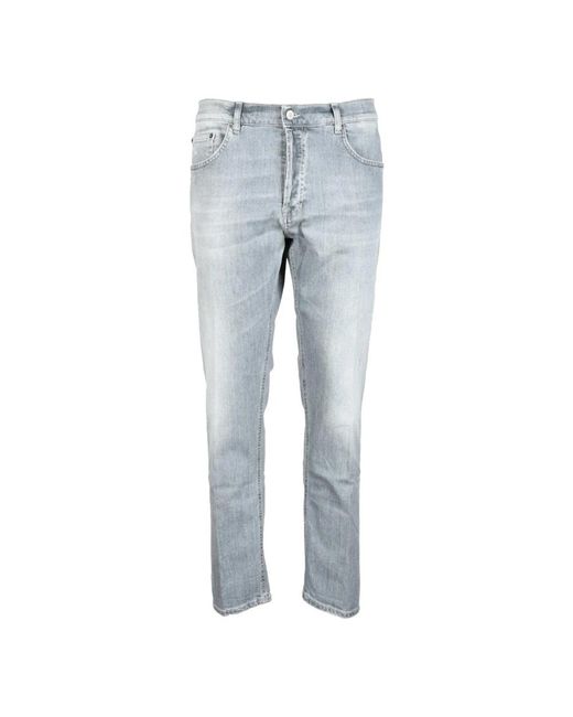 Dondup Icon knopfverschluss jeans in Blue für Herren