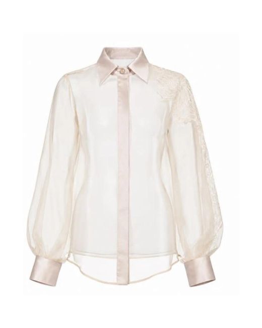 D.exterior White Shirts
