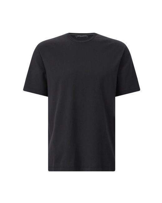 Roberto Collina Baumwoll T-Shirt Klassischer Stil in Black für Herren