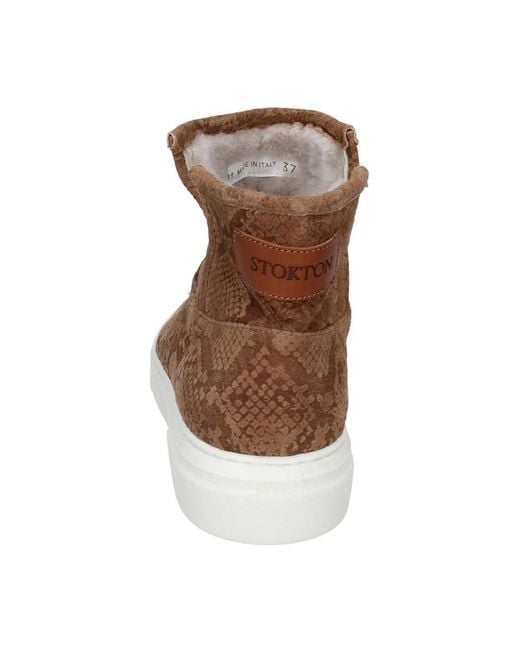 Stokton Brown Winter Boots