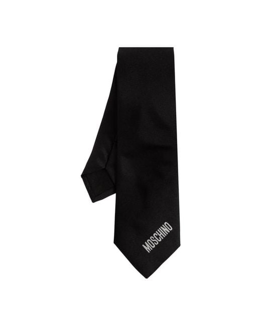 Ties di Moschino in Black
