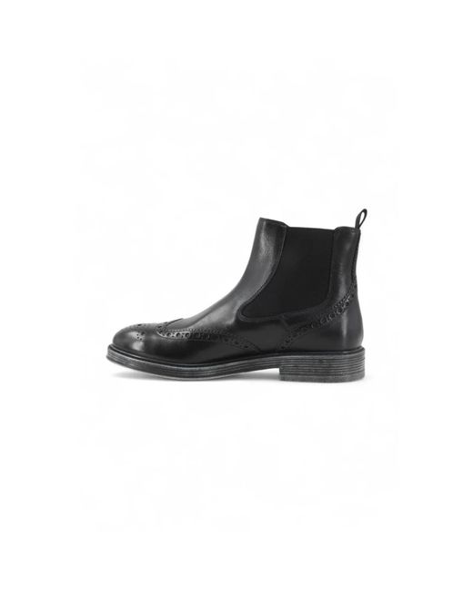 Geox Black Chelsea Boots for men