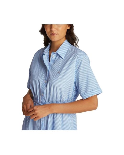 Tommy Hilfiger Blue Shirt Dresses