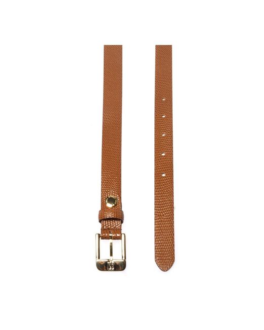 Baldinini Brown Gürtel Mit Eidechsenmuster
