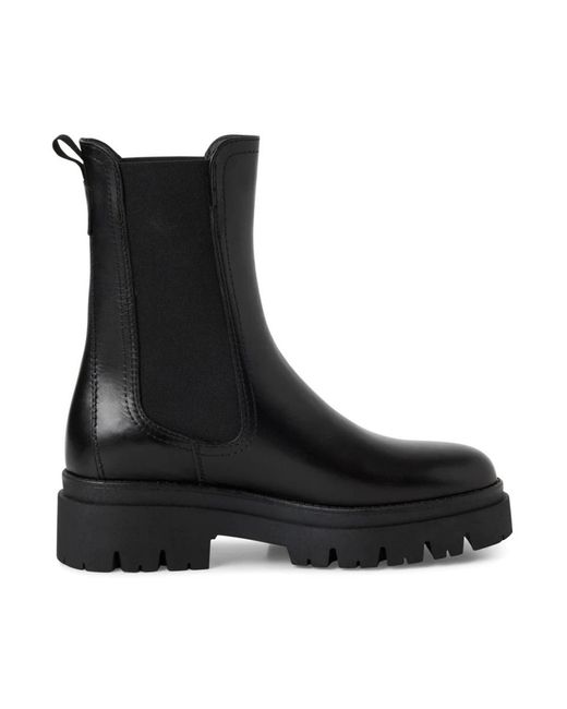 Tamaris Black Chelsea Boots