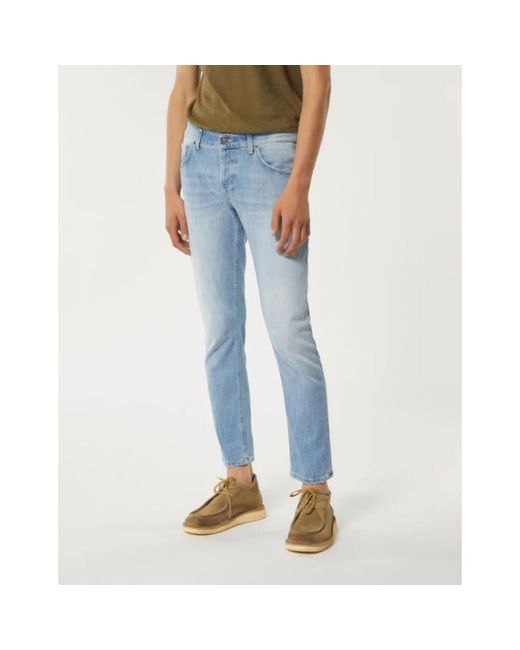 Dondup Blue Slim Fit Jeans for men
