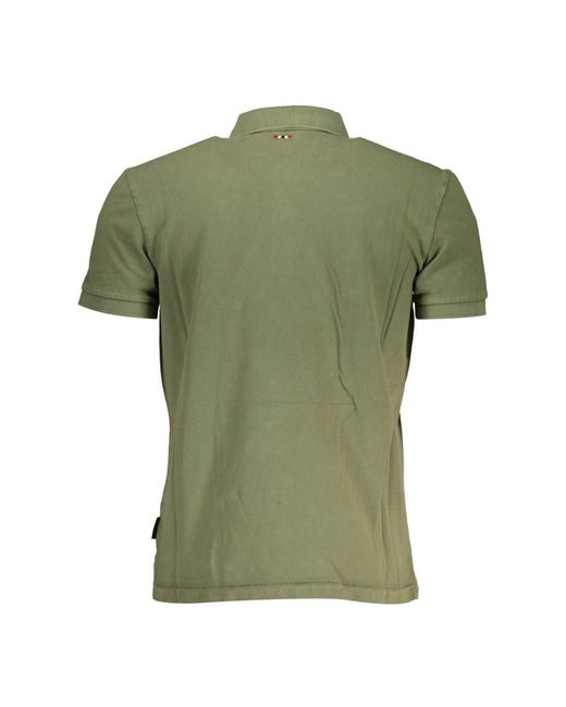 Napapijri Green Polo Shirts for men