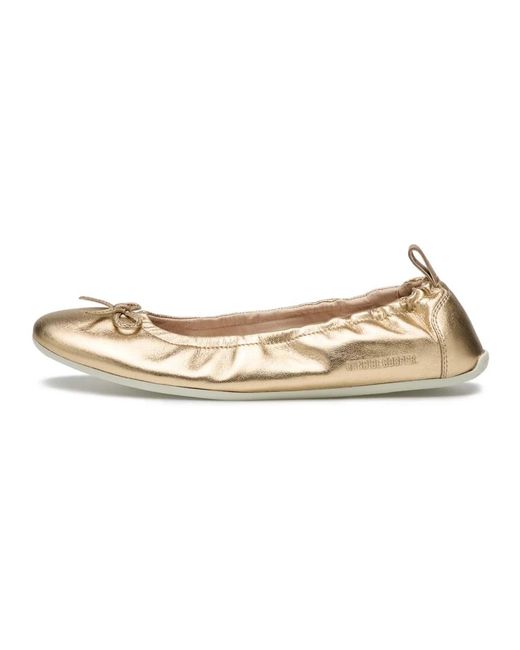 Candice Cooper Natural Ballerina Shoes