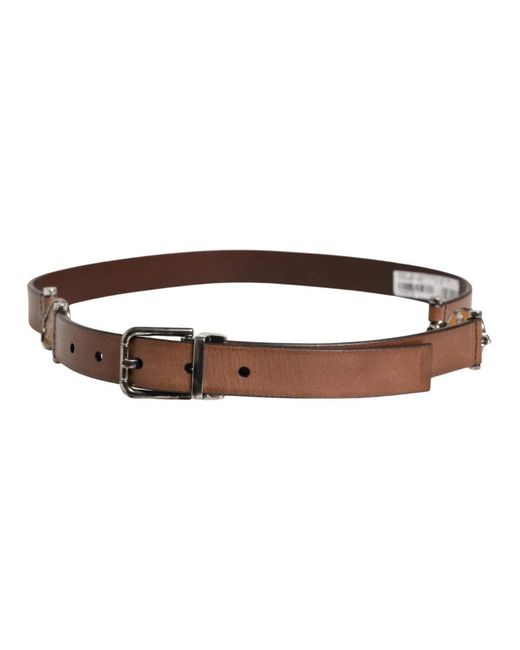Dolce & Gabbana Brown Belts for men