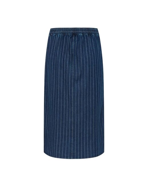 Part Two Blue Midi Skirts