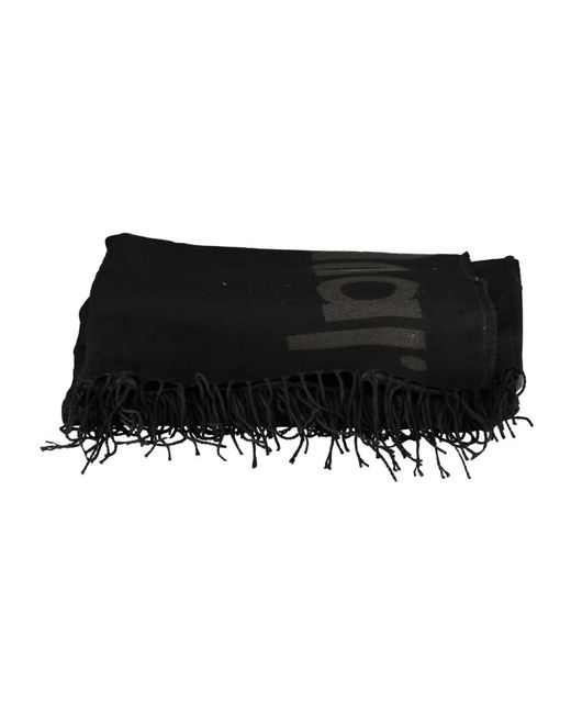 Desigual Black Winter Scarves