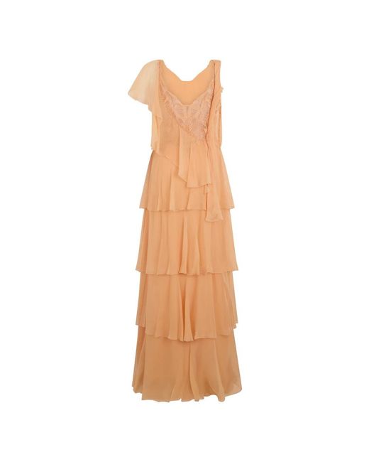 Alberta Ferretti Brown Maxi Dresses