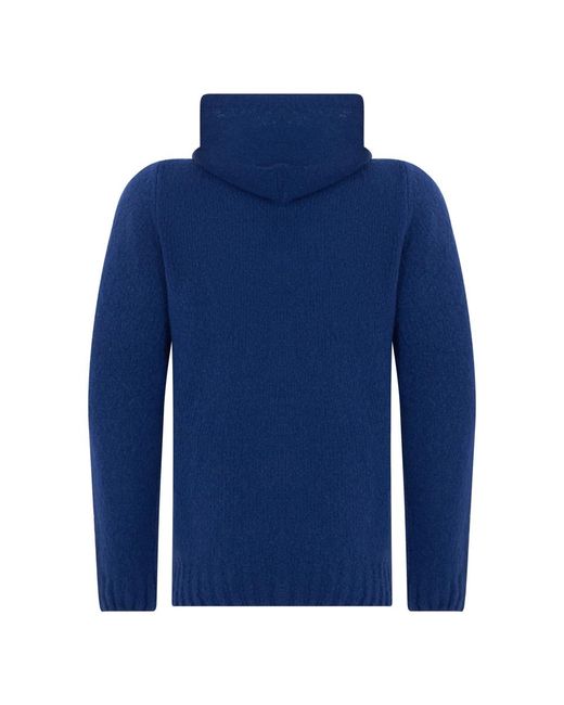 Fedeli Kapuzenpullover in Blue für Herren