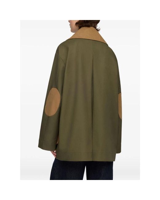 Light Jackets Ganni de color Brown