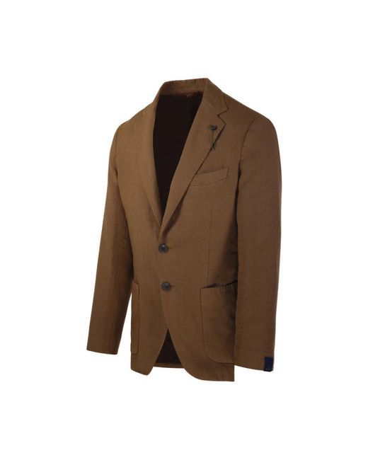 Santaniello Brown Blazers for men