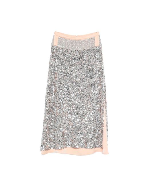 Rabanne Gray Maxi Skirts