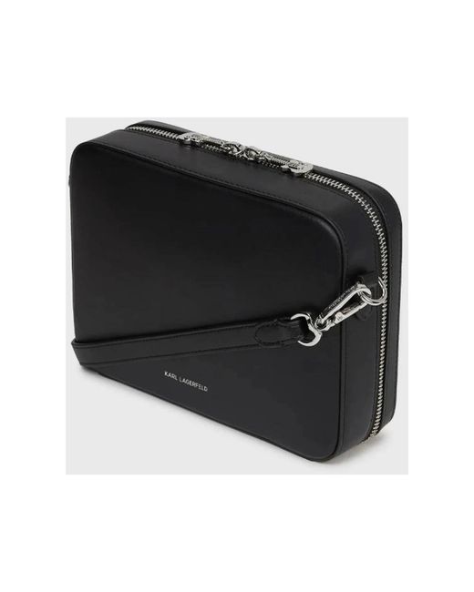 Karl Lagerfeld Black Cross Body Bags