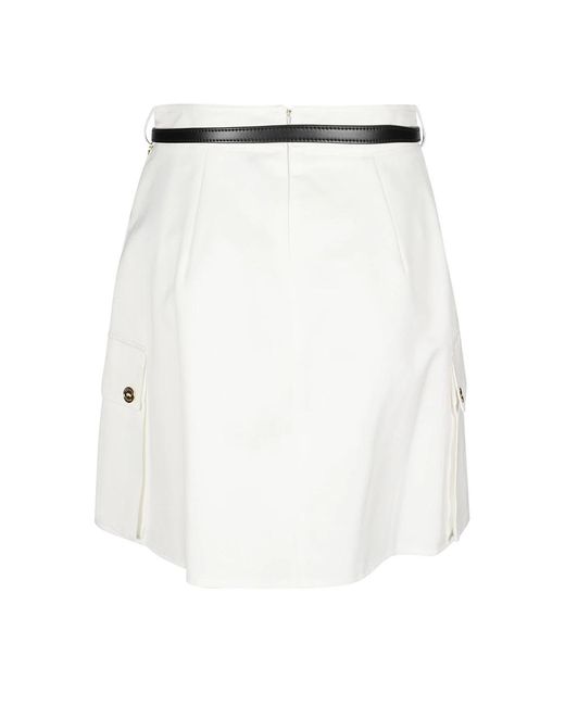 Elisabetta Franchi White Short skirts