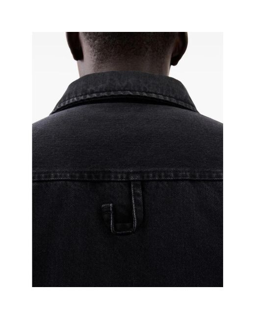 Jacquemus 'la Chemise Boulanger' Overschrijden in het Black voor heren