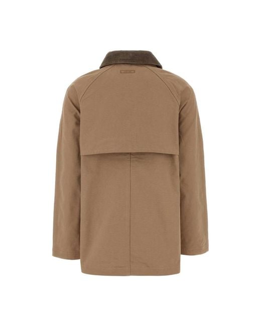 Calvin Klein Natural Single-Breasted Coats for men