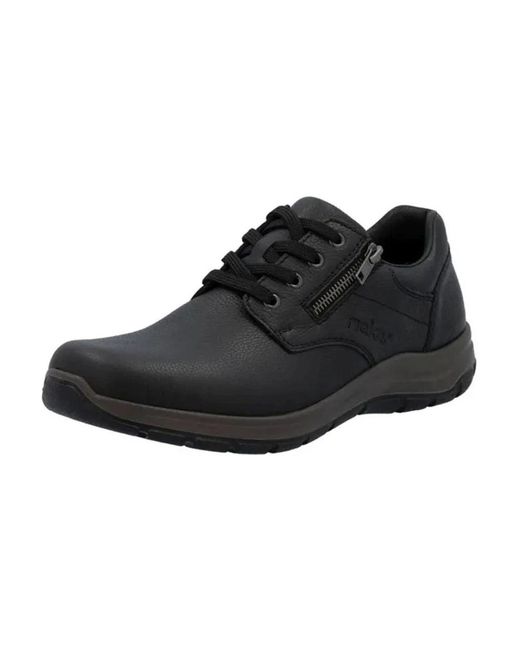 Rieker Black Laced Shoes for men