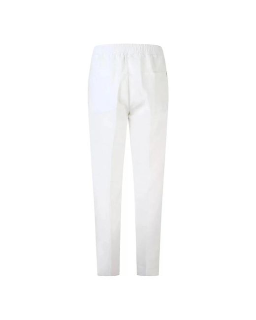 Trousers > slim-fit trousers Liu Jo pour homme en coloris White