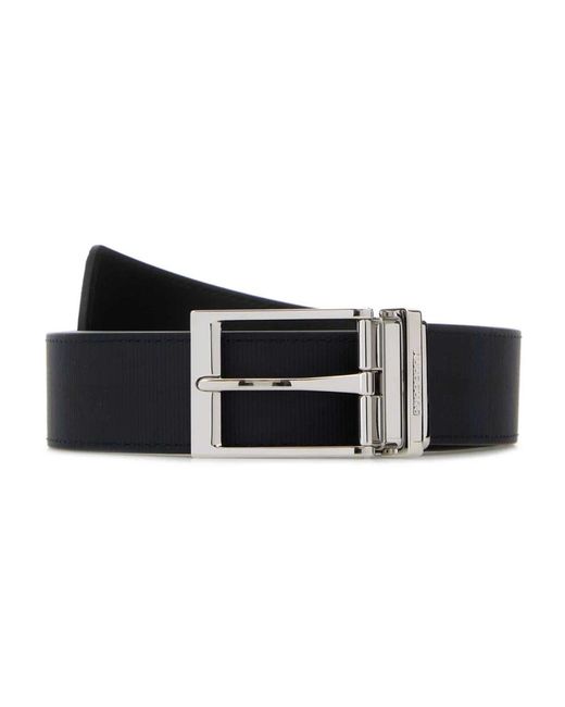 Burberry Bedruckter Canvas-Gürtel in Black für Herren