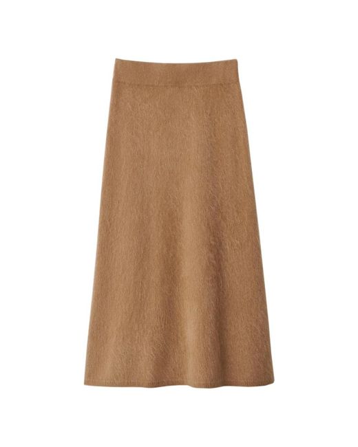 Lisa Yang Brown Midi Skirts