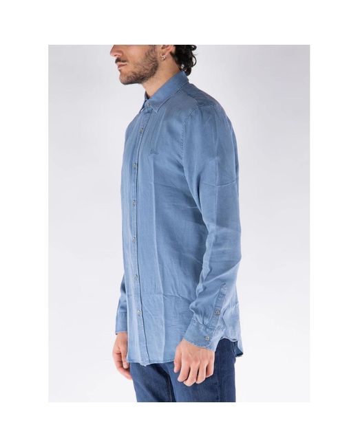 Guess Blue Casual Shirts for men