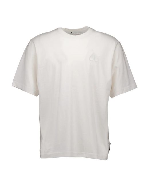 T-Shirts Moose Knuckles de hombre de color White