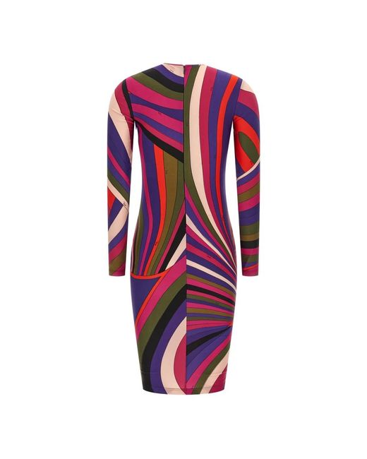 Emilio Pucci Red Midi Dresses