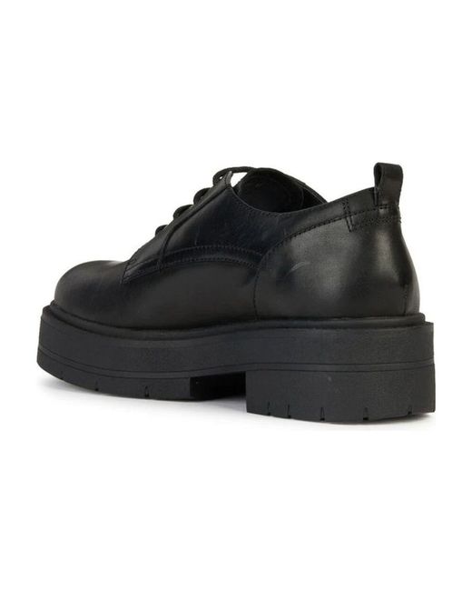 Laced Shoes di Geox in Black