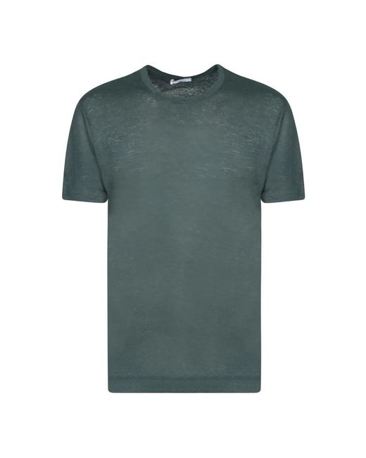 Boglioli Grünes t-shirt rundhals kurzarm in Green für Herren