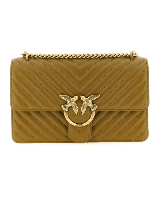 Pinko Metallic Shoulder Bags