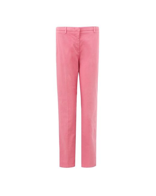 Lardini Pink Slim-Fit Trousers
