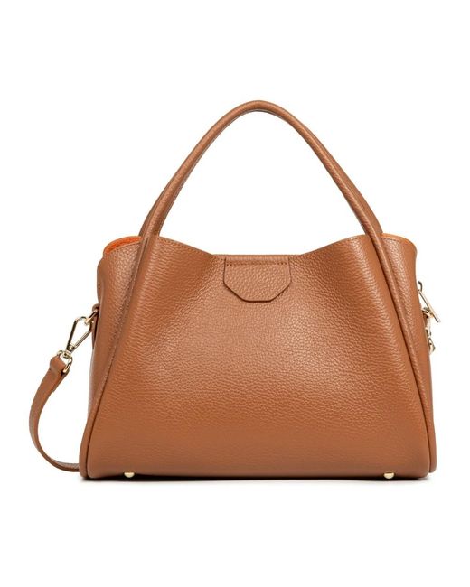 Handbags Lancaster de color Brown