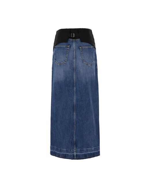 Stella McCartney Blue Denim Skirts