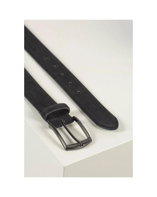 Howard London Accessoires ,Zwart ,Leer Zack Riem in het Black voor heren