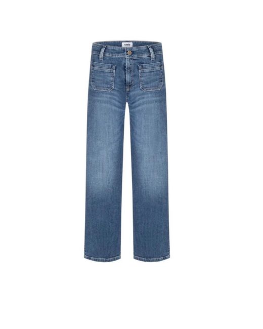 Cambio Blue Cropped Jeans