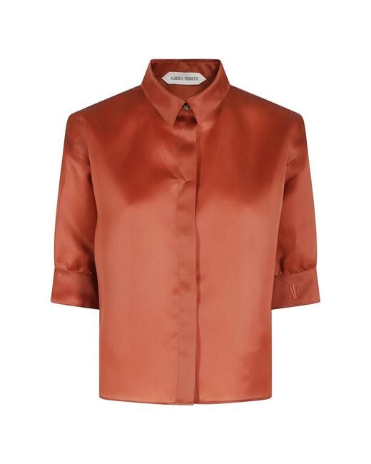 Alberta Ferretti Red Shirts