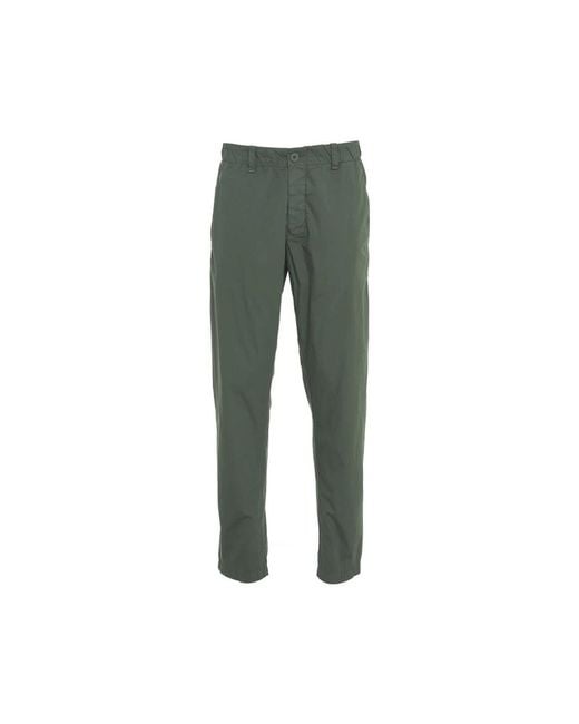 Transit Green Slim-Fit Trousers for men