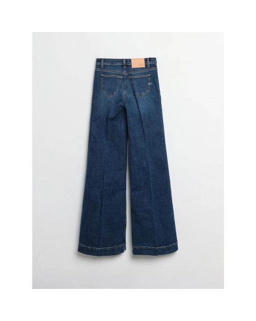 ViCOLO Wide Jeans in het Blue