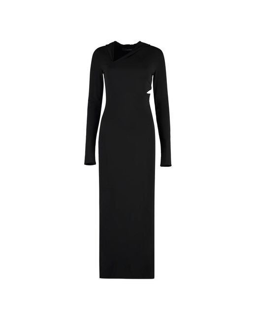 Versace Black Stilvolles kleid für frauen