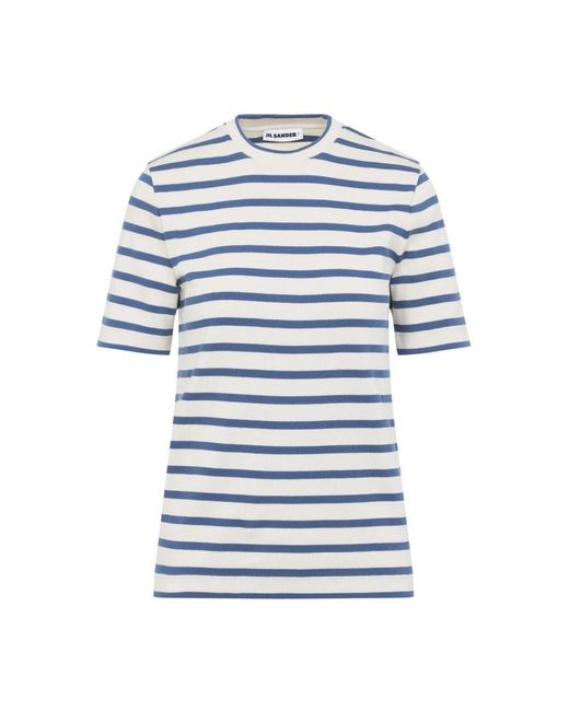 Jil Sander Blue T-Shirts