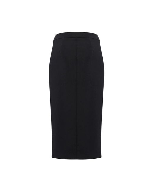 Dondup Lange Bistretch Rok in het Black