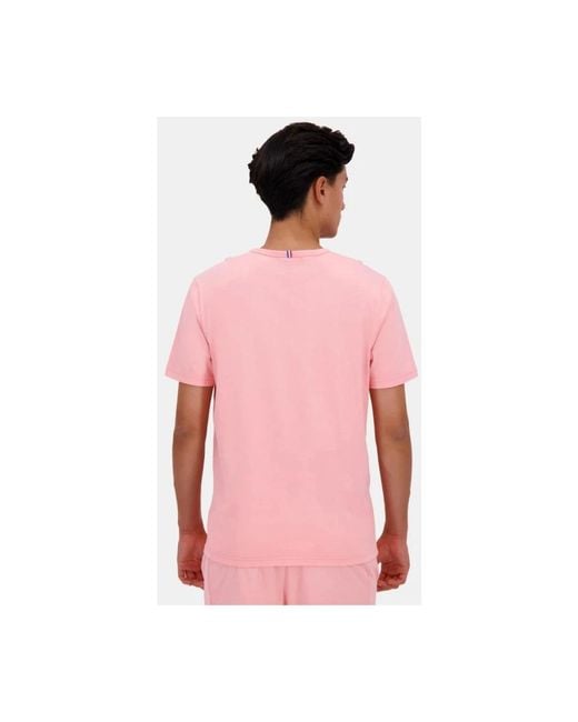 T-Shirts di Le Coq Sportif in Pink da Uomo