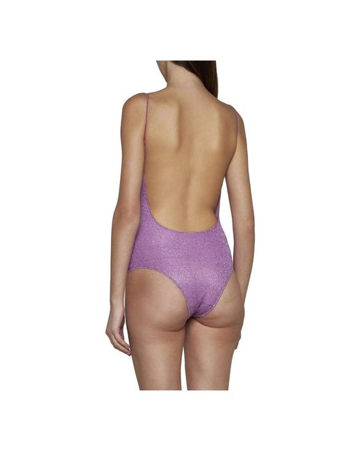 Swimwear > one-piece Oseree en coloris Purple